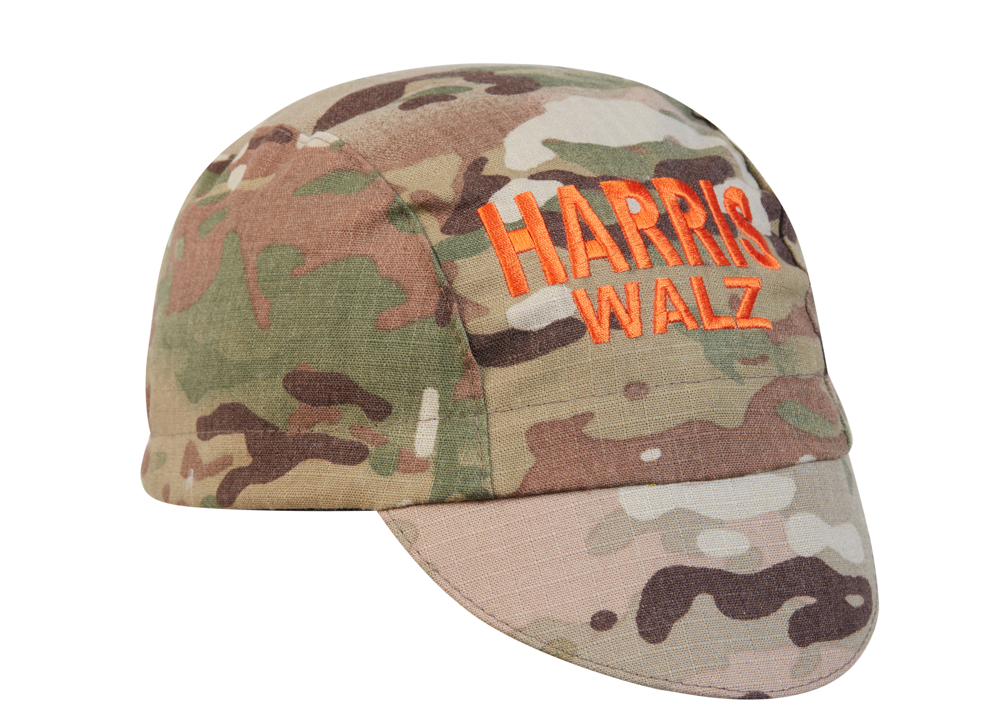 Camo Harris Walz Cotton Cycling Cap