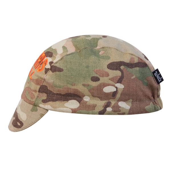 Camo Harris Walz Cotton Cycling Cap