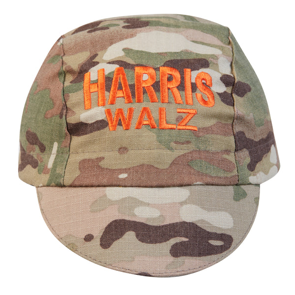 Camo Harris Walz Cotton Cycling Cap