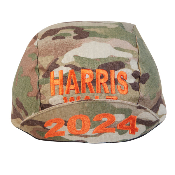 Camo Harris Walz Cotton Cycling Cap