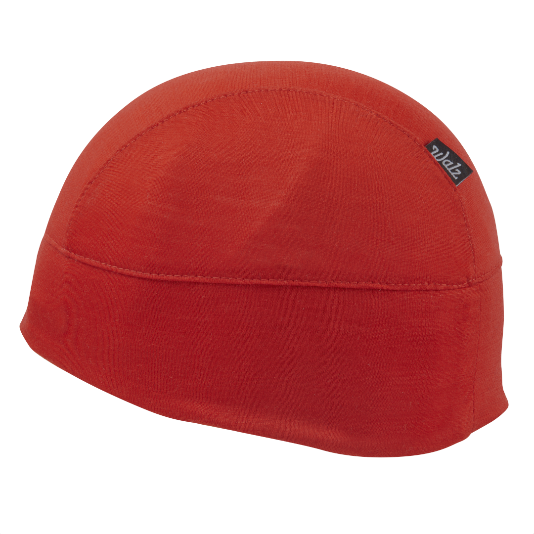 Flare Red Merino Wool Skull Cap – Walz Caps - Classic American Cycling Caps