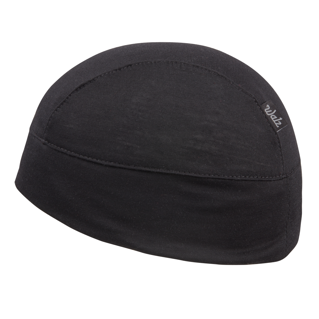 Black Merino Wool Skull Cap – Walz Caps - Classic American Cycling Caps