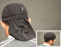 Gold Technical Skull Cap with Neck Flap