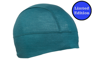 Emerald Merino Wool Skull Cap